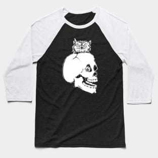 A Cheerful Skull with his Familiar Baseball T-Shirt